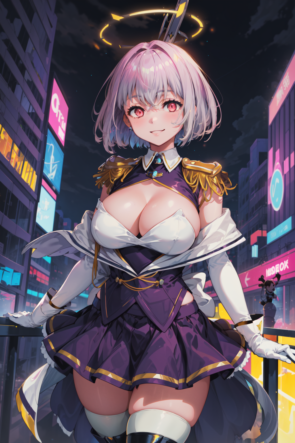 00155-2476654283-masterpiece,best quality,1girl,shinjou akane,aaakane,short hair,halo,red eyes,cleavage,epaulettes,white gloves,elbow gloves,purp.png